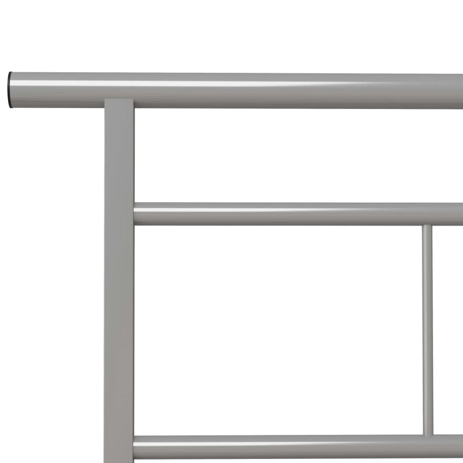 Bedframe Metaal 90 x 200 cm Grijs