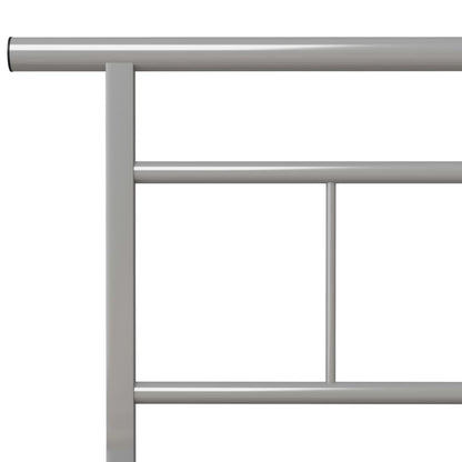 Bedframe Metaal 100 x 200 cm Grijs