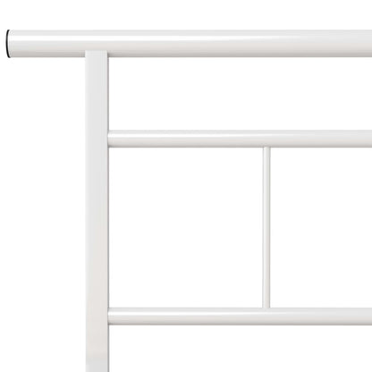 Bedframe Metaal 120 x 200 cm Wit