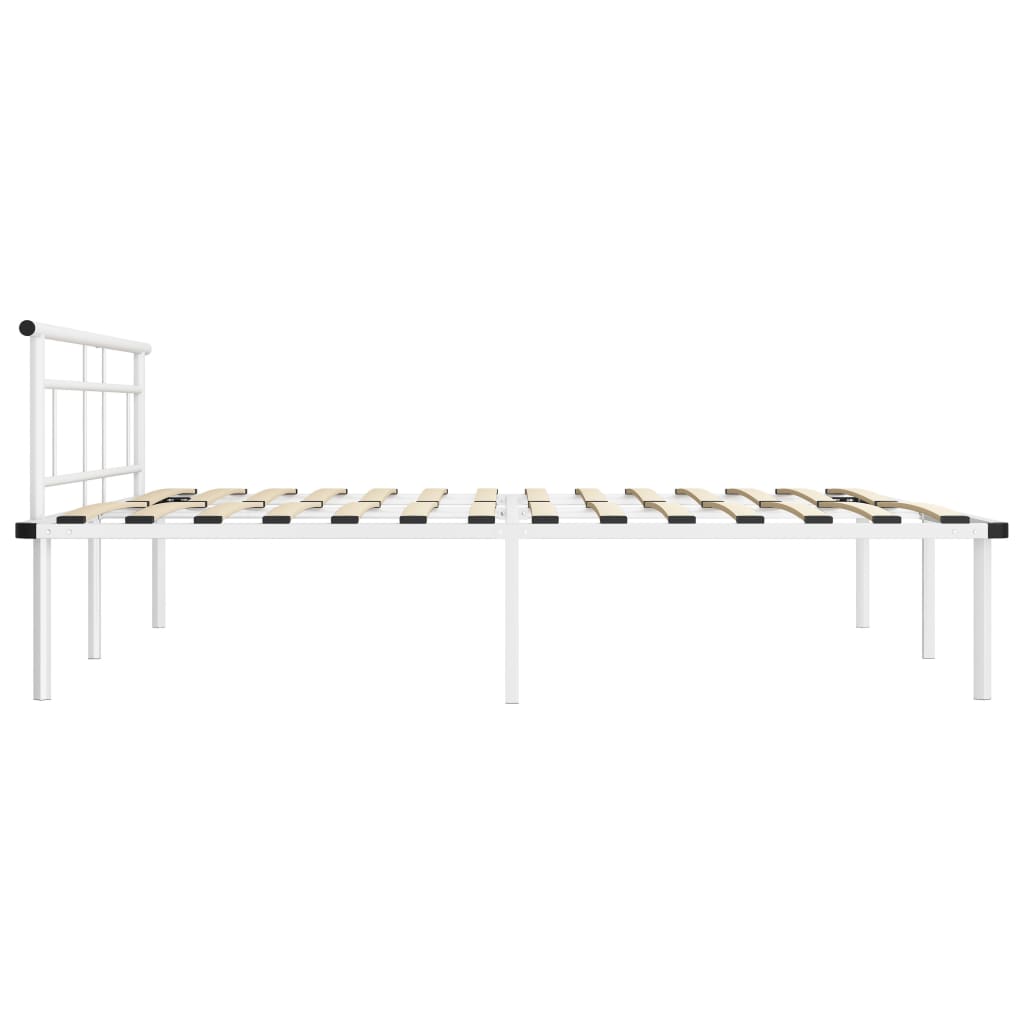 Bedframe Metaal 180 x 200 cm Wit