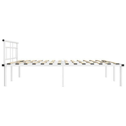 Bedframe Metaal 180 x 200 cm Wit