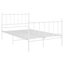 Bedframe Metaal 120 x 200 cm Wit