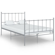 Bedframe metaal grijs 120x200 cm