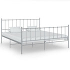 Bedframe Metaal 160 x 200 cm Grijs