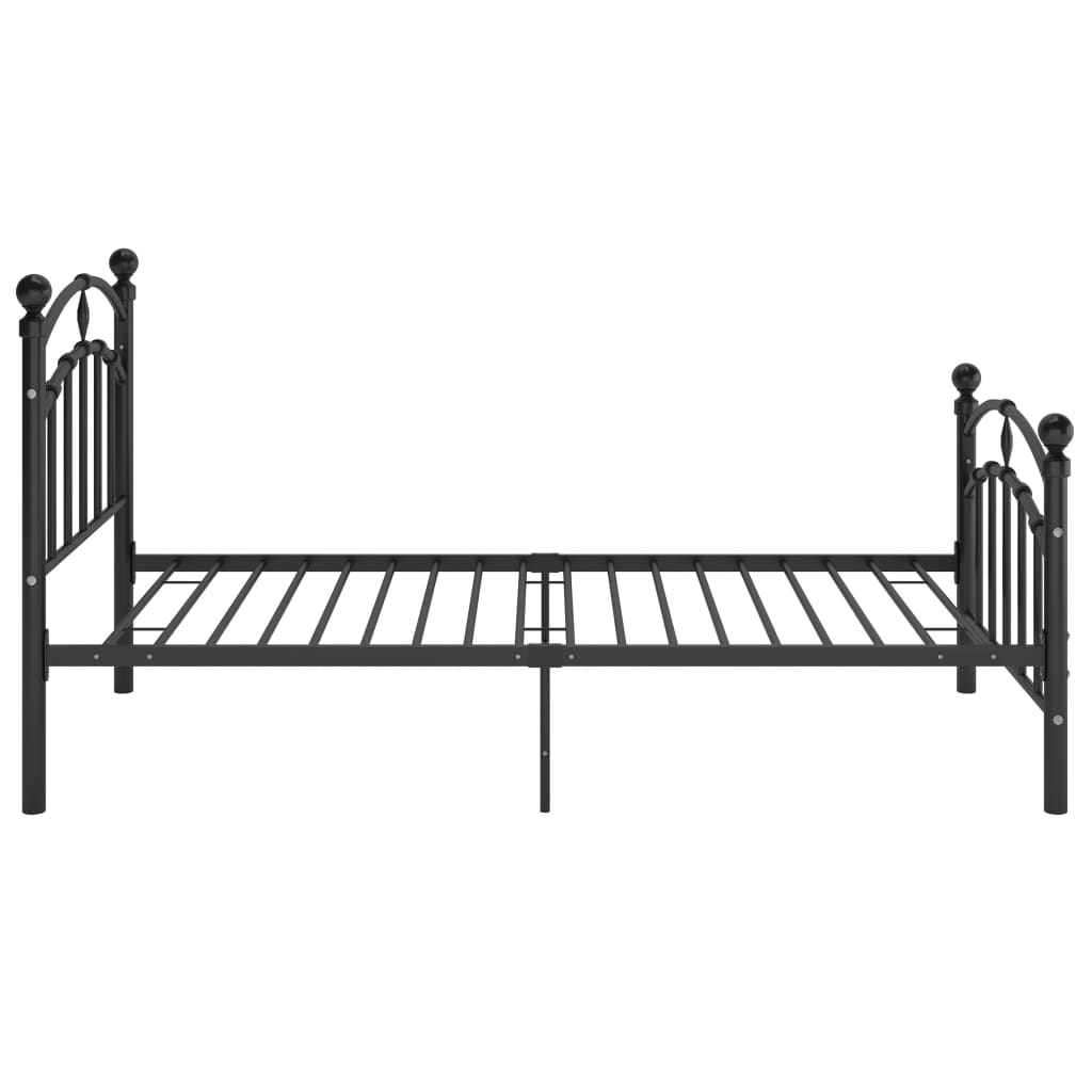 Bedframe Metaal 100 x 200 cm Zwart