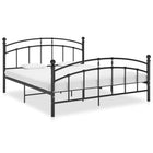 Bedframe Metaal 160 x 200 cm Zwart