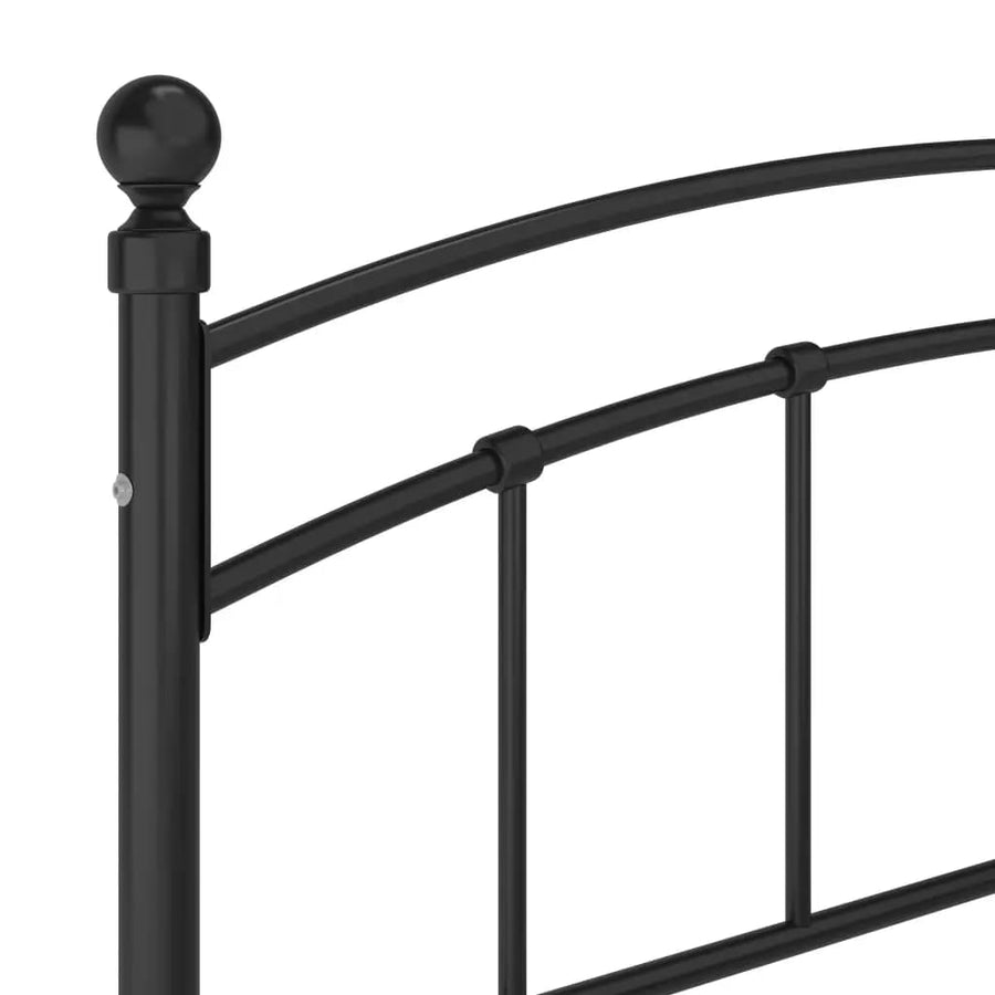 Bedframe Metaal 160 x 200 cm Zwart