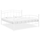 Bedframe Metaal 160 x 200 cm Wit