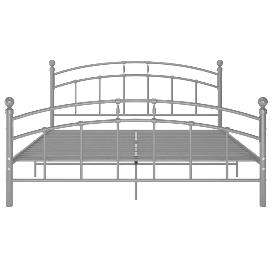 Bedframe Metaal 180 x 200 cm Grijs