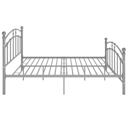 Bedframe Metaal 180 x 200 cm Grijs