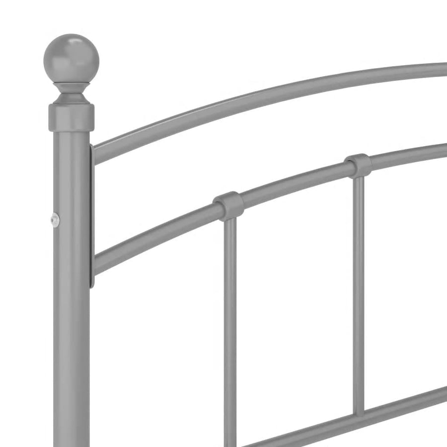 Bedframe Metaal 180 x 200 cm Grijs