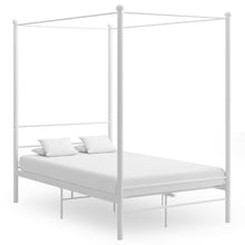 Hemelbedframe Metaal 120 x 200 cm Wit