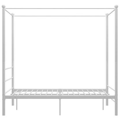 Hemelbedframe Metaal 120 x 200 cm Wit