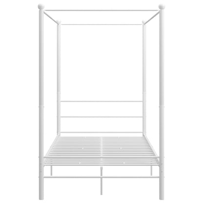 Hemelbedframe Metaal 120 x 200 cm Wit