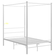 Hemelbedframe Metaal 140 x 200 cm Wit