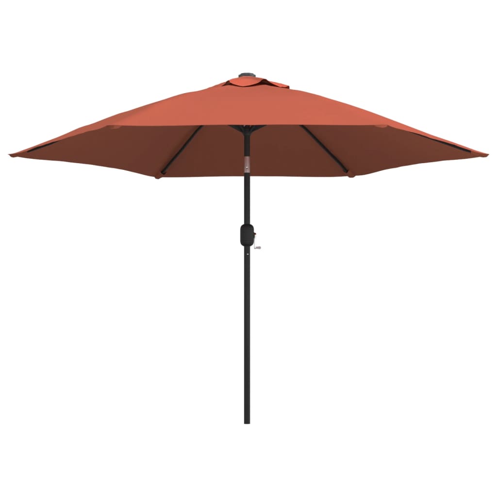 Parasol Met Metalen Paal 300 Cm Kleurig Terracotta