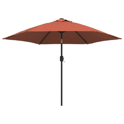 Parasol Met Metalen Paal 300 Cm Kleurig Terracotta