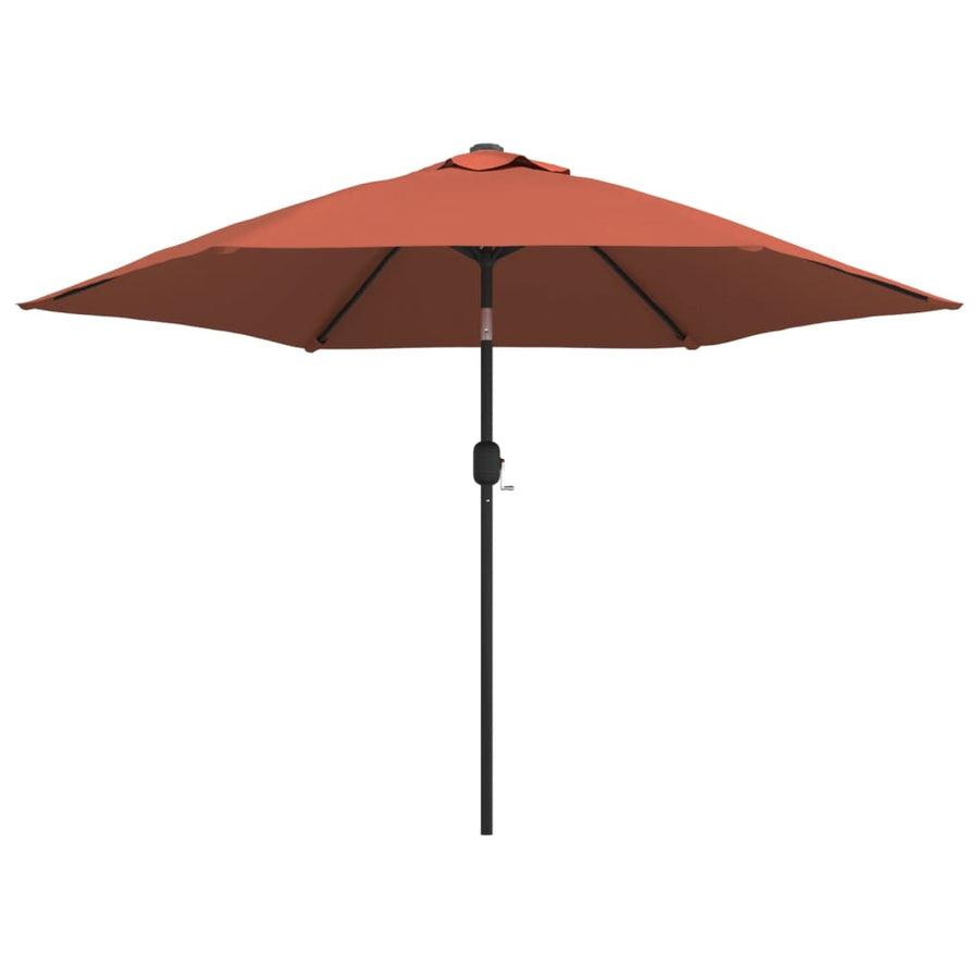 Parasol Met Metalen Paal 300 Cm Kleurig Terracotta