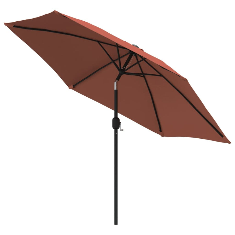 Parasol Met Metalen Paal 300 Cm Kleurig Terracotta