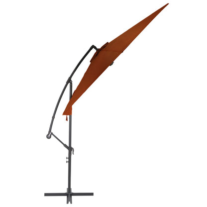 Zweefparasol Met Aluminium Paal 300 Cm Kleurig Terracotta