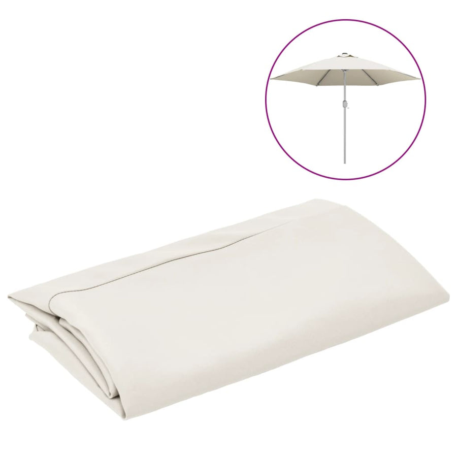 Vervangingsdoek Voor Parasol 300 Cm Wit Zand