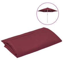 Vervangingsdoek Voor Parasol 300 Cm Bordeauxrood