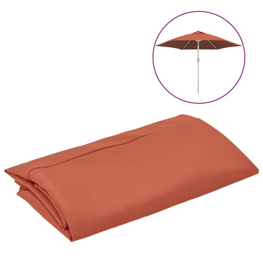 Vervangingsdoek Voor Parasol 300 Cm Kleurig Terracotta