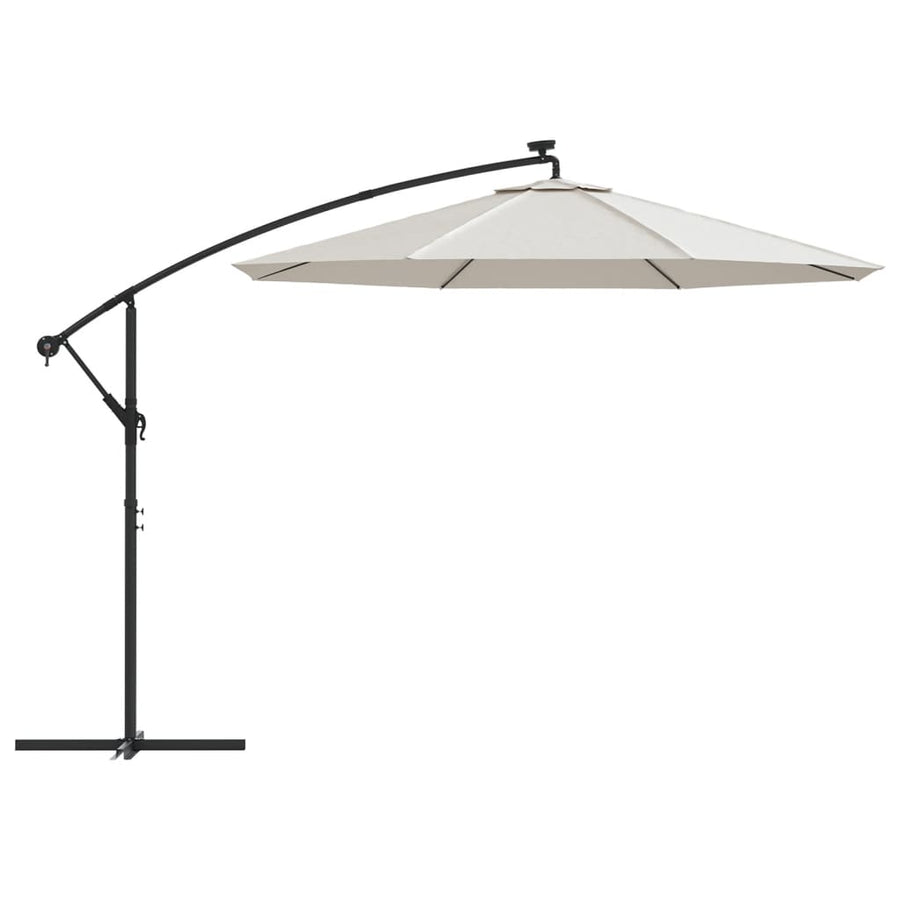 Vervangingsdoek Voor Zweefparasol Wit 300 cm Zand