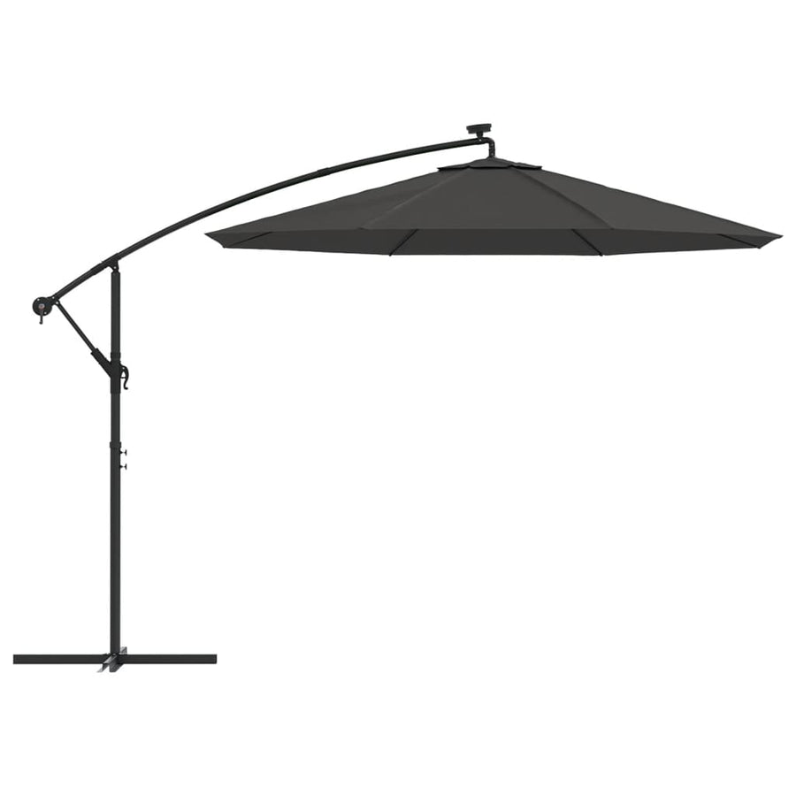 Vervangingsdoek Voor Zweefparasol Kleurig 300 cm Antraciet