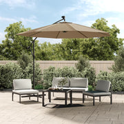 Replacement canopy for cantilever parasol 300 cm taupe