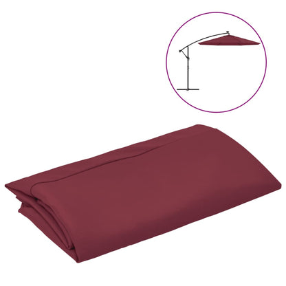 Vervangingsdoek Voor Zweefparasol 300 Cm Bordeauxrood