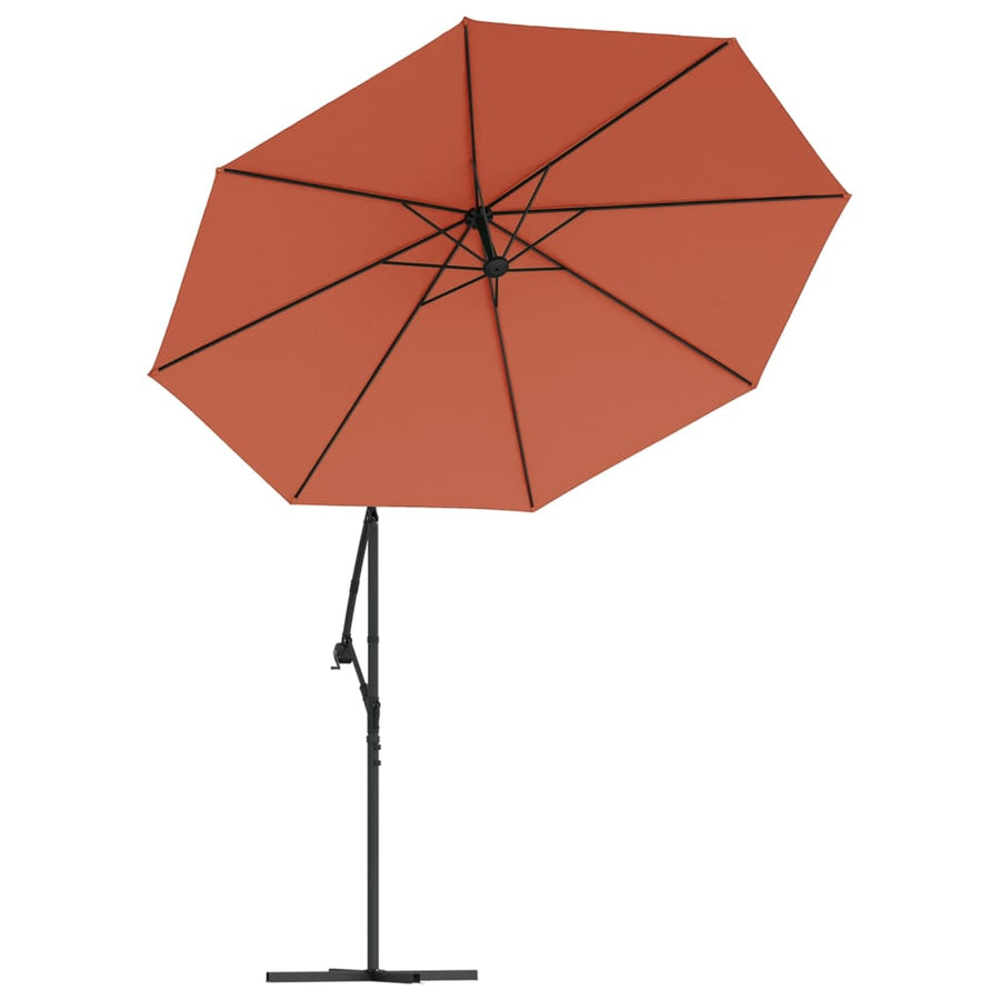 Vervangingsdoek Voor Zweefparasol 300 Cm Terracottakleurig