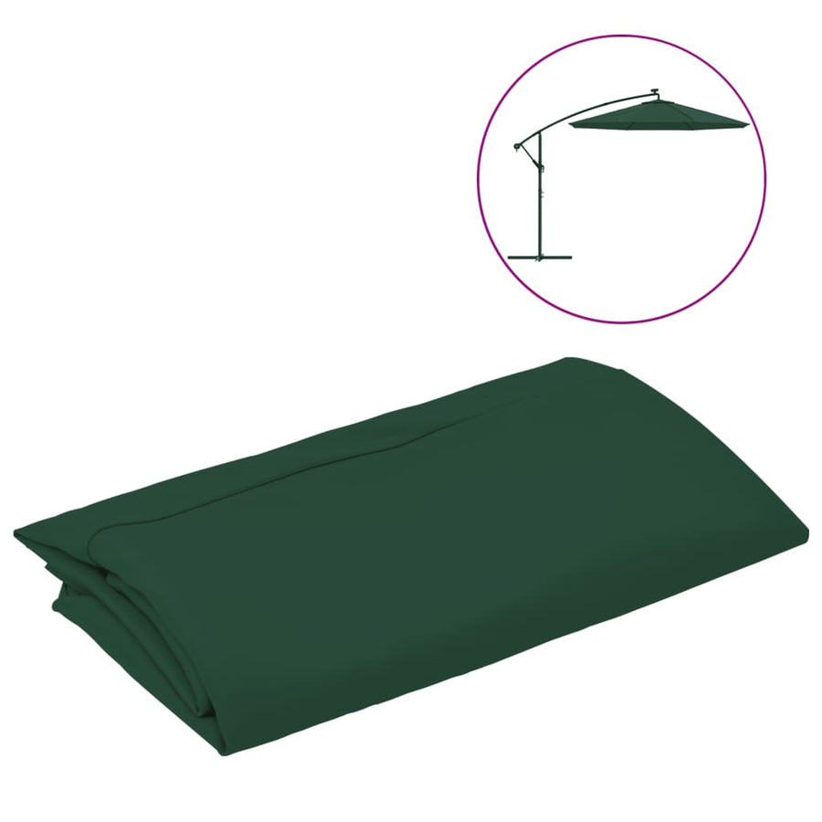 Vervangingsdoek Voor Zweefparasol 350 cm Groen