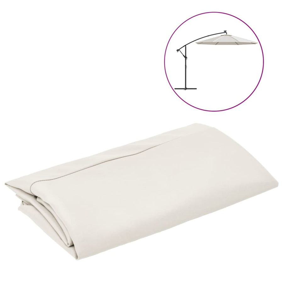 Vervangingsdoek Voor Zweefparasol 350 Cm Zandwit