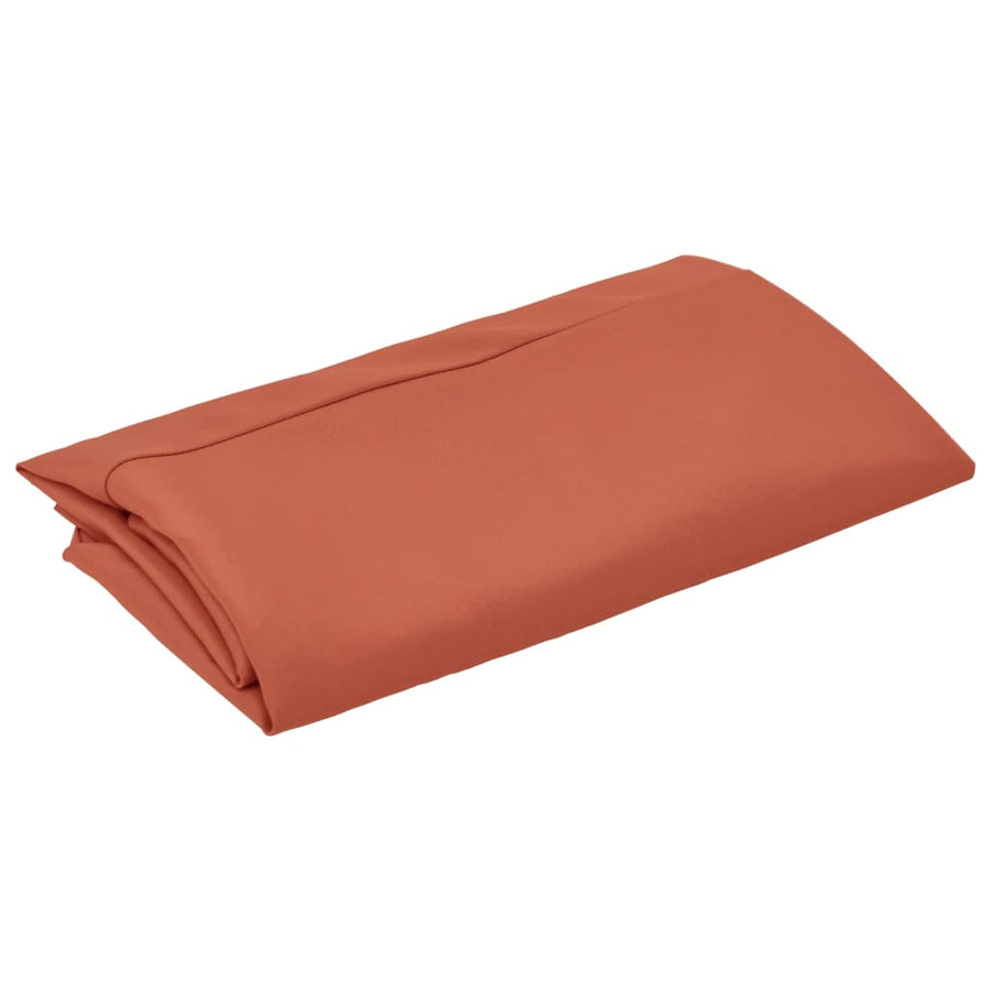 Vervangingsdoek voor zweefparasol 350 cm terracottakleurig