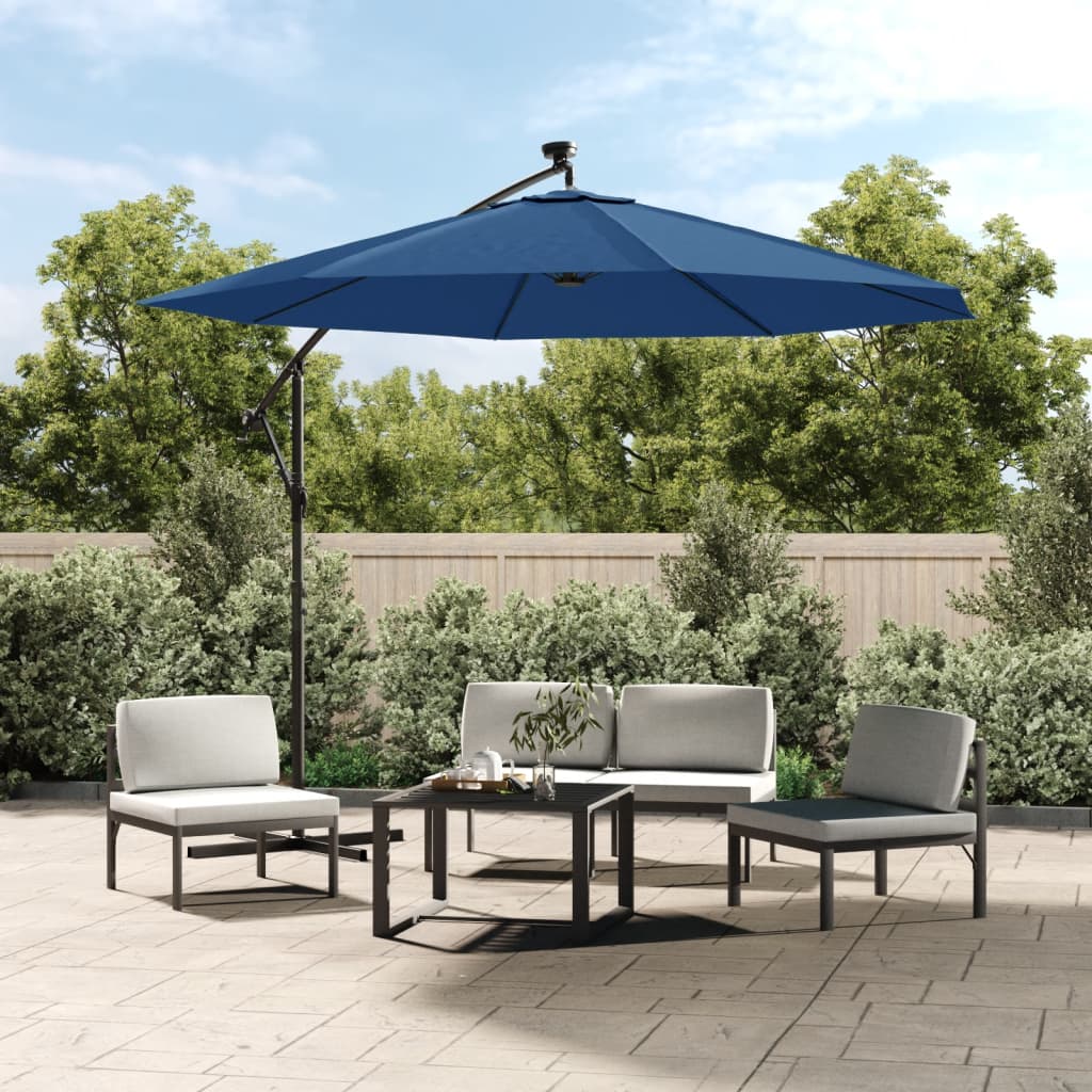 Vervangingsdoek Voor Zweefparasol 350 cm Azuurblauw