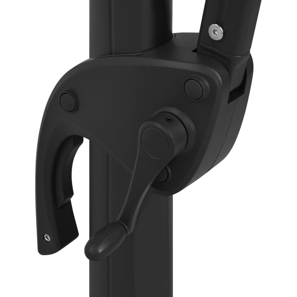 Parasol 4-Laags Met Aluminium Paal 250X250 Cm Kleurig Antraciet