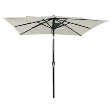 Parasol 3-Laags Met Aluminium Paal 2,5X2,5 M Zandkleurig