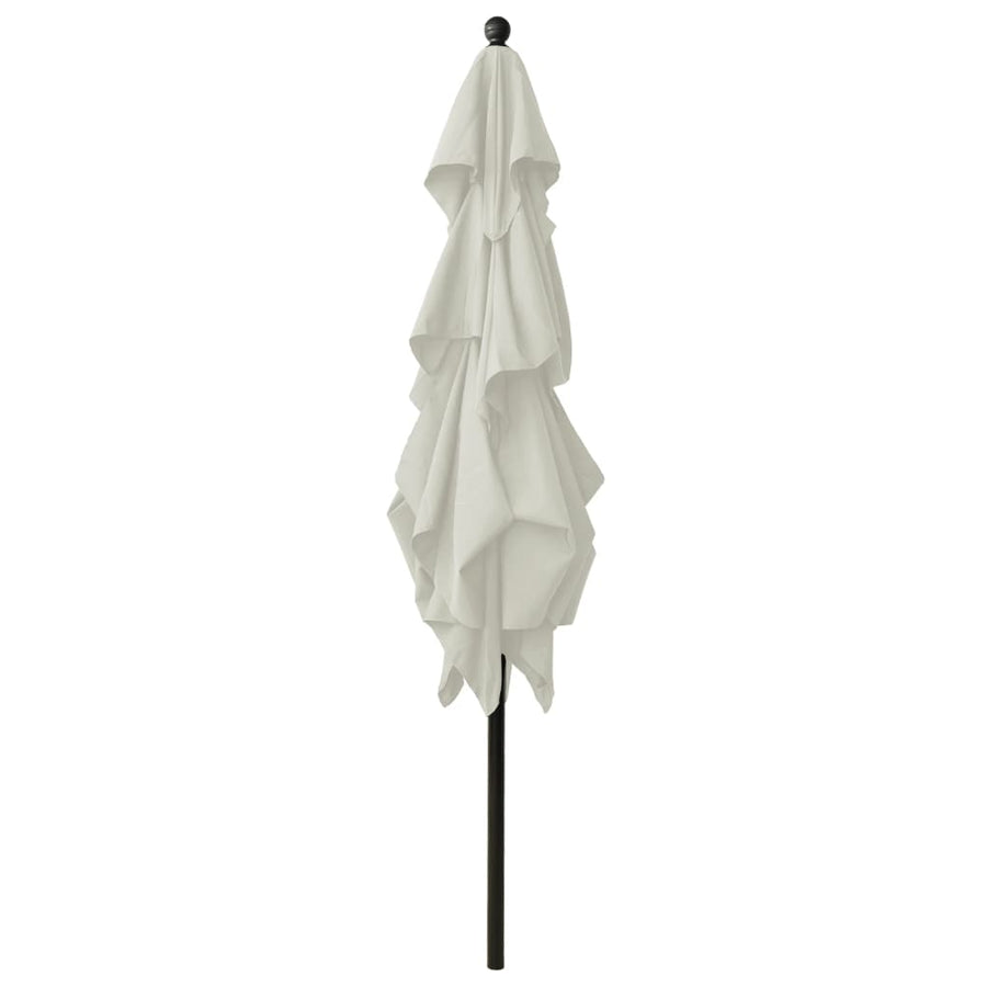 Parasol 3-Laags Met Aluminium Paal 2,5X2,5 M Zandkleurig