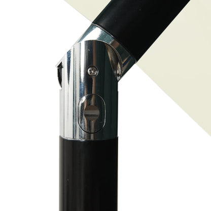 Parasol 3-Laags Met Aluminium Paal 2,5X2,5 M Zandkleurig