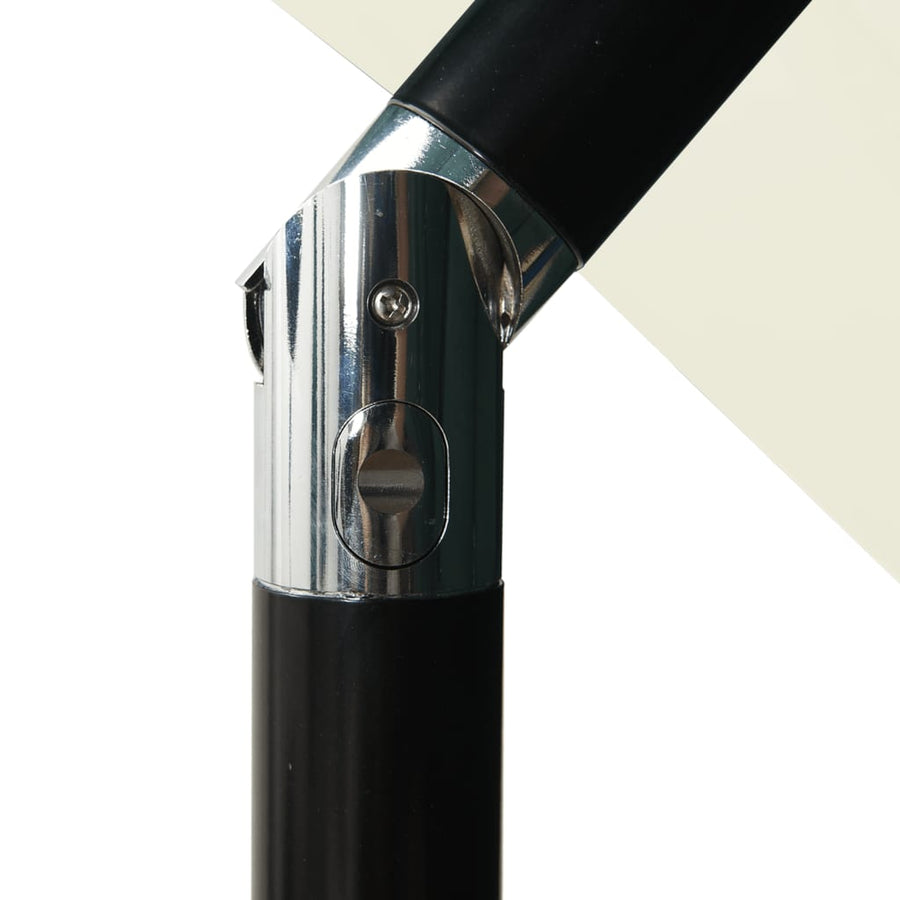 Parasol 3-Laags Met Aluminium Paal 2,5X2,5 M Zandkleurig