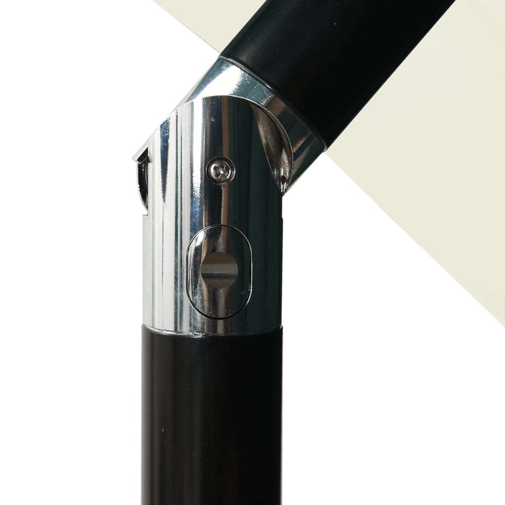 Parasol 3-Laags Met Aluminium Paal 2,5X2,5 M Kleurig 2.5 x 2.5 m Zand