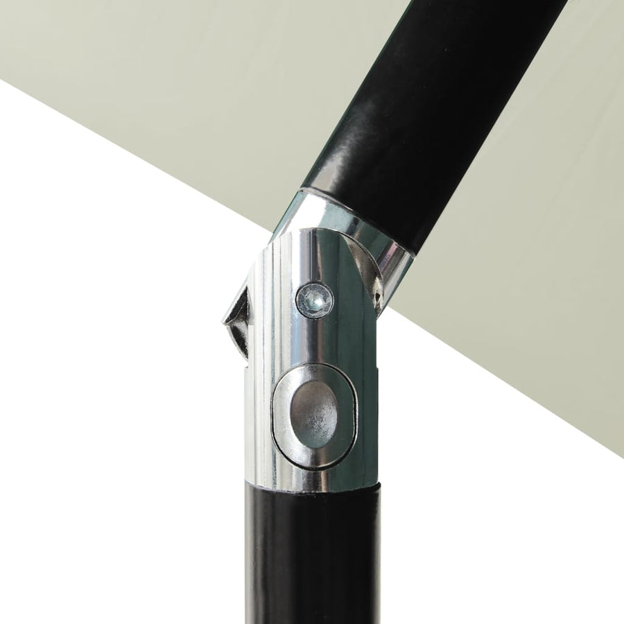 Parasol 3-Laags Met Aluminium Paal Kleurig 2 m Zand
