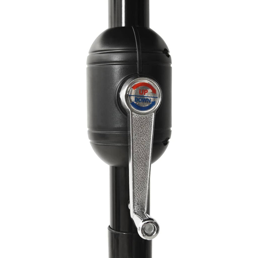 Parasol 3-Laags Met Aluminium Paal Kleurig 2 m Antraciet