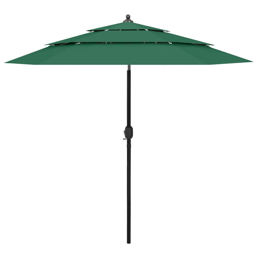 Parasol 3-Laags Met Aluminium Paal 2,5 M 2.5 m
