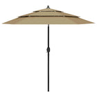 Parasol 3-Layer With Aluminum Pole 2.5 M 2.5 m