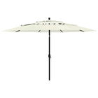 Parasol 3-Laags Met Aluminium Paal 3,5 M Kleurig 3.5 m Zand