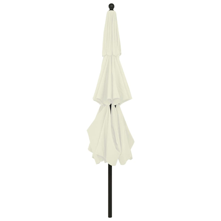 Parasol 3-Laags Met Aluminium Paal 3,5 M Kleurig 3.5 m Zand