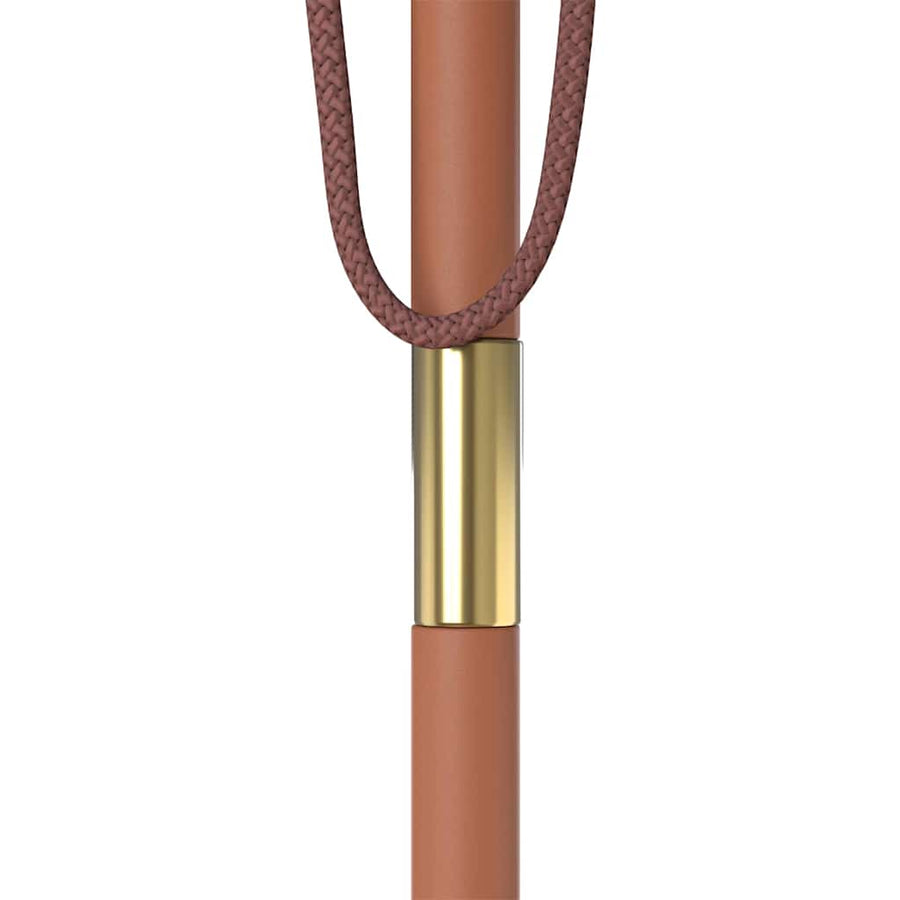 Parasol met houten paal 150x200 cm zwart