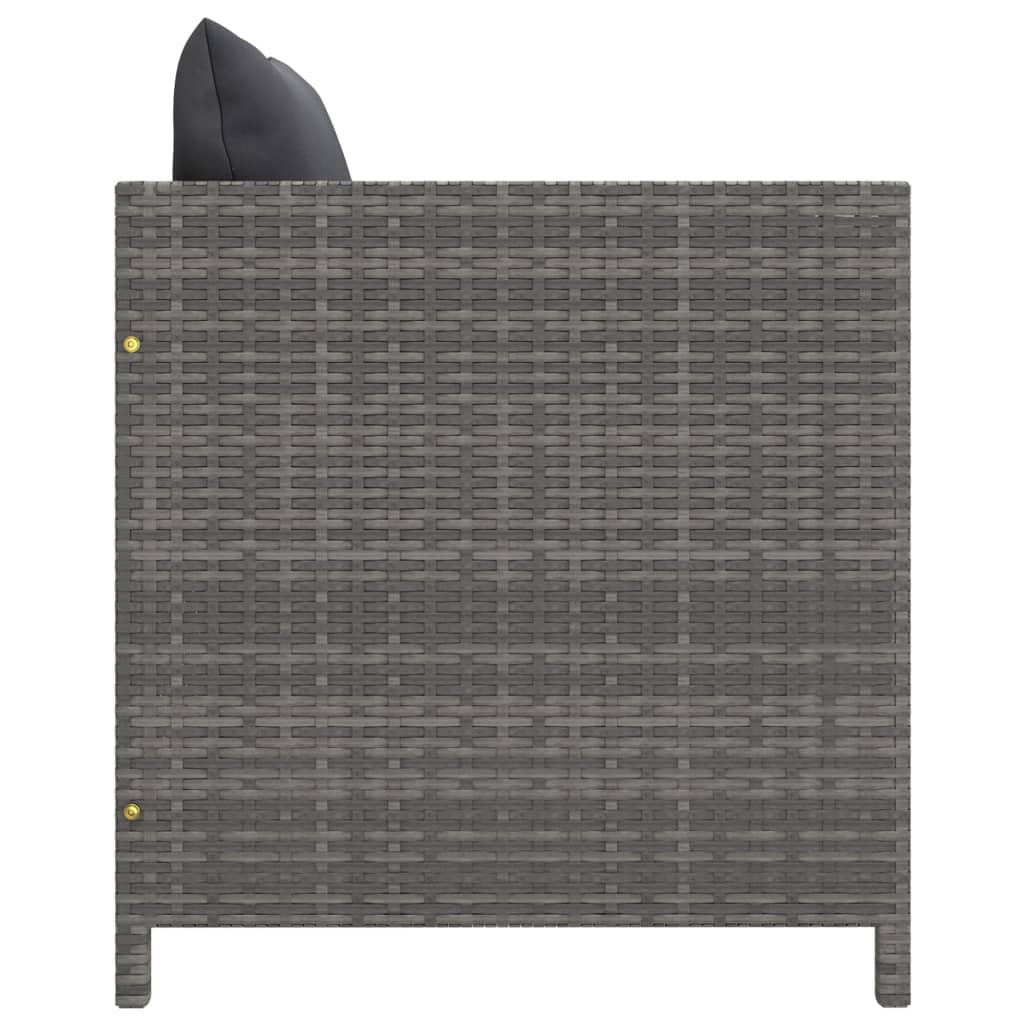 4-Delige Loungeset Met Kussens Poly Rattan 1
